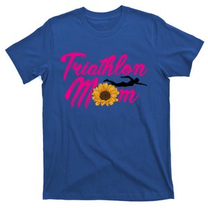 Mom Graphic Run Bike Swim Triathlon Triathlete Sports Great Gift T-Shirt