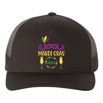 Mardi Gras Rocks Yupoong Adult 5-Panel Trucker Hat