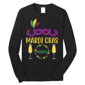 Mardi Gras Rocks Long Sleeve Shirt