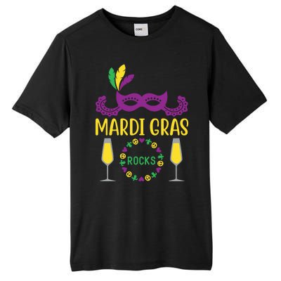 Mardi Gras Rocks Tall Fusion ChromaSoft Performance T-Shirt