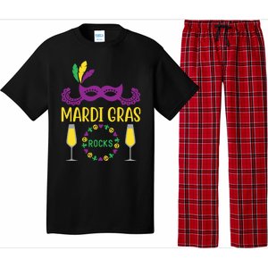 Mardi Gras Rocks Pajama Set