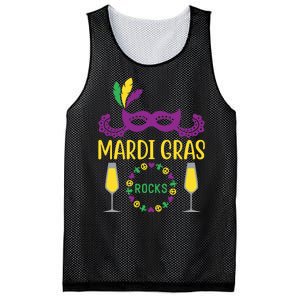 Mardi Gras Rocks Mesh Reversible Basketball Jersey Tank