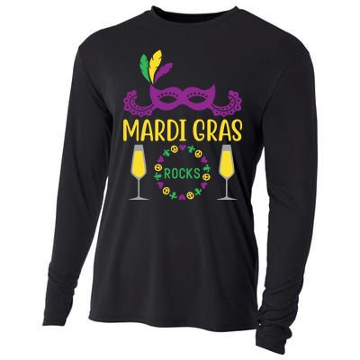 Mardi Gras Rocks Cooling Performance Long Sleeve Crew