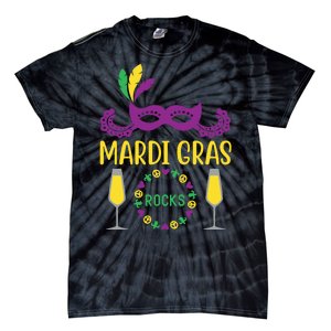 Mardi Gras Rocks Tie-Dye T-Shirt