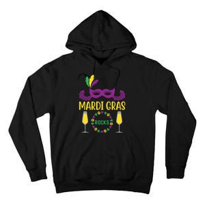 Mardi Gras Rocks Tall Hoodie