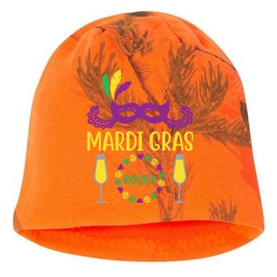 Mardi Gras Rocks Kati - Camo Knit Beanie