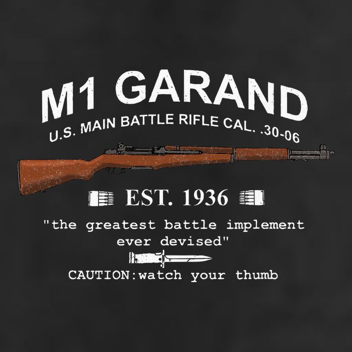 M1 Garand Rifle Gun Wwii Watch Your Thumb Est 1936 Graphic Adult Drive Performance Visor