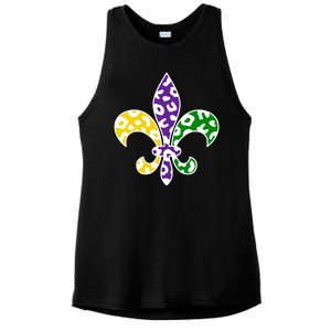 Mardi Gras Royalty Festival Ladies PosiCharge Tri-Blend Wicking Tank