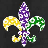 Mardi Gras Royalty Festival 7 Panel Mesh Trucker Snapback Hat