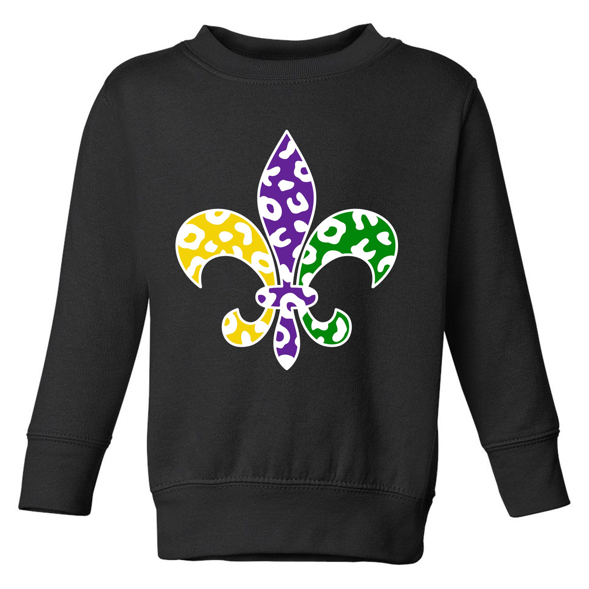 Mardi Gras Royalty Festival Toddler Sweatshirt