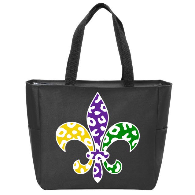 Mardi Gras Royalty Festival Zip Tote Bag