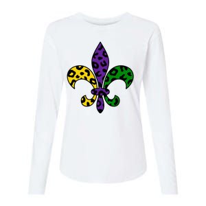 Mardi Gras Royalty Festival Womens Cotton Relaxed Long Sleeve T-Shirt