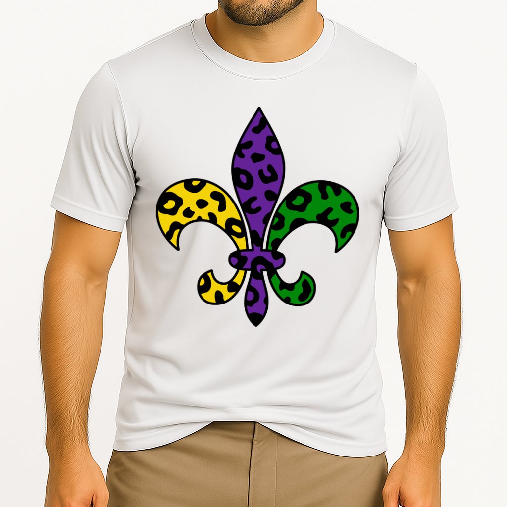 Mardi Gras Royalty Festival Cooling Performance Crew T-Shirt