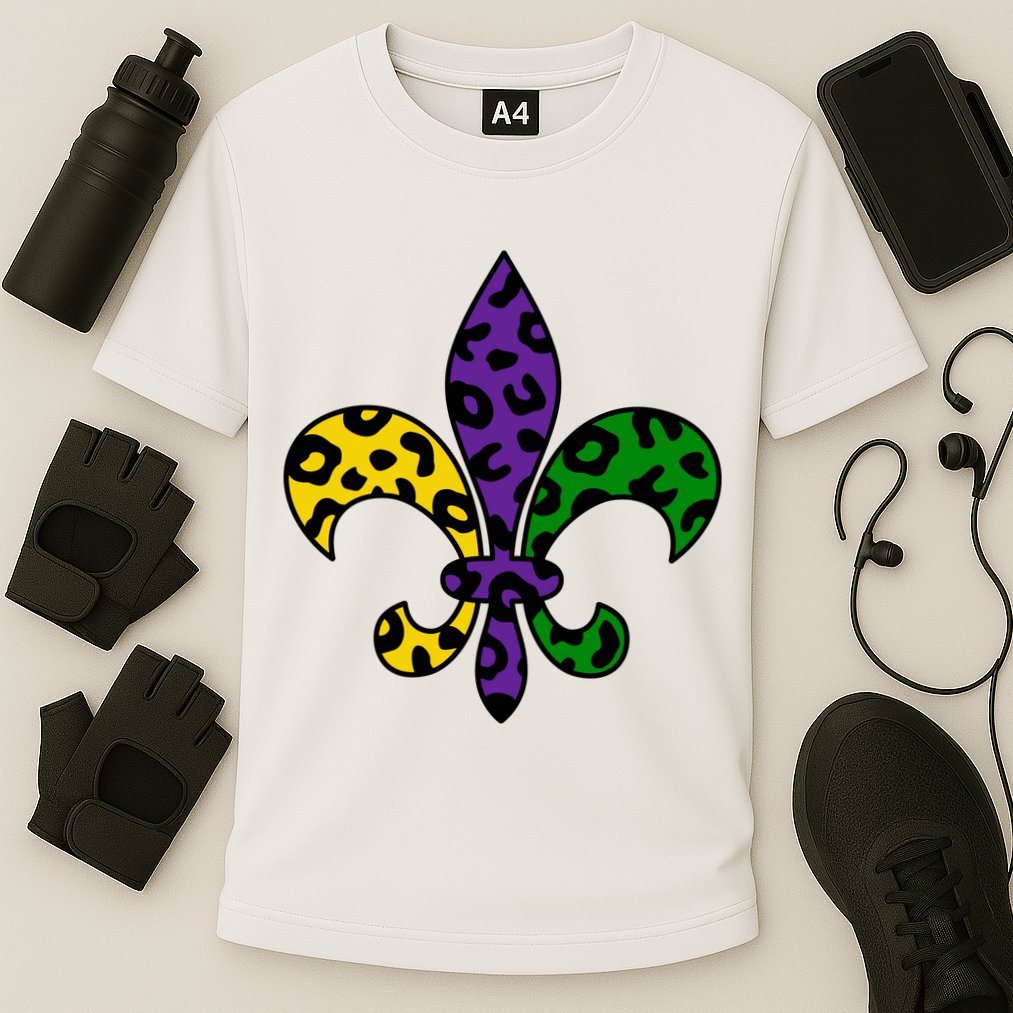Mardi Gras Royalty Festival Cooling Performance Crew T-Shirt