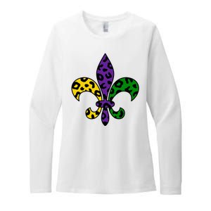 Mardi Gras Royalty Festival Womens CVC Long Sleeve Shirt