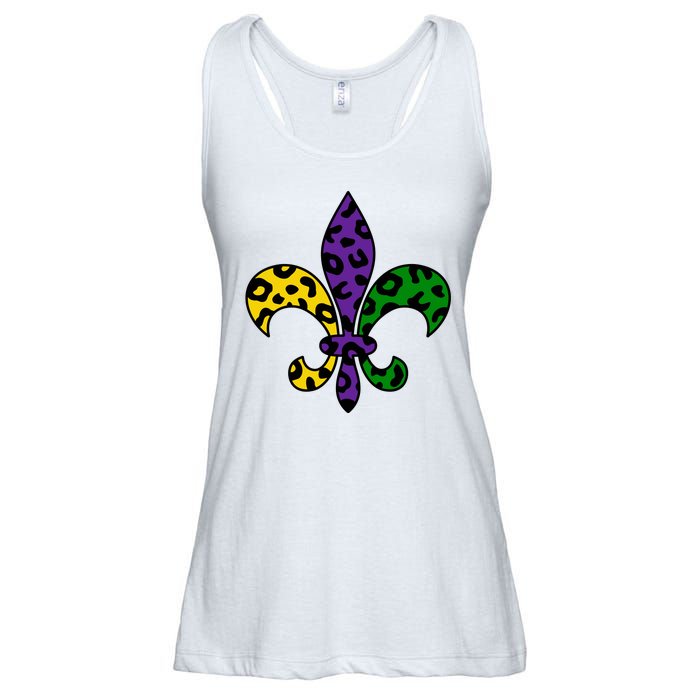 Mardi Gras Royalty Festival Ladies Essential Flowy Tank