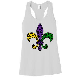 Mardi Gras Royalty Festival Women's Racerback Tank