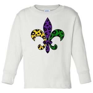 Mardi Gras Royalty Festival Toddler Long Sleeve Shirt