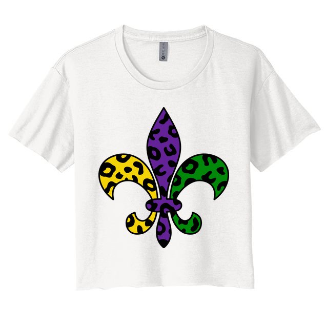 Mardi Gras Royalty Festival Crop Top
