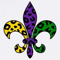 Mardi Gras Royalty Festival Women's Crop Top Tee