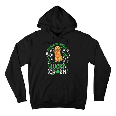 My Golden Retriever Is My Lucky Dog St Patrick's Day Hoodie