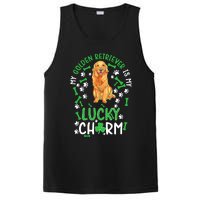 My Golden Retriever Is My Lucky Dog St Patrick's Day PosiCharge Competitor Tank