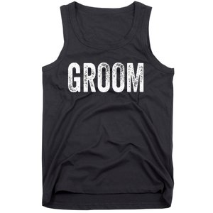 Matching Getting Ready Bride & Groom Wedding Groom Tank Top