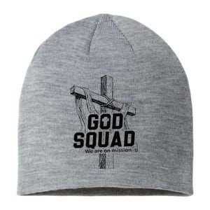 Mabc God Squad Black Text Sustainable Beanie