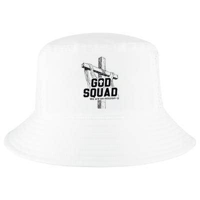 Mabc God Squad Black Text Cool Comfort Performance Bucket Hat