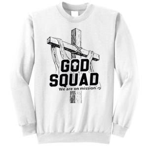 Mabc God Squad Black Text Sweatshirt