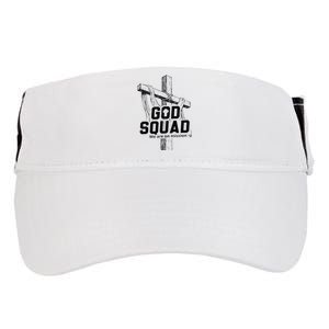 Mabc God Squad Black Text Adult Drive Performance Visor