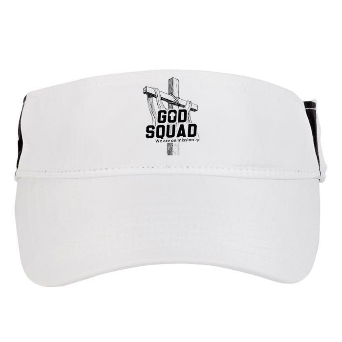 Mabc God Squad Black Text Adult Drive Performance Visor