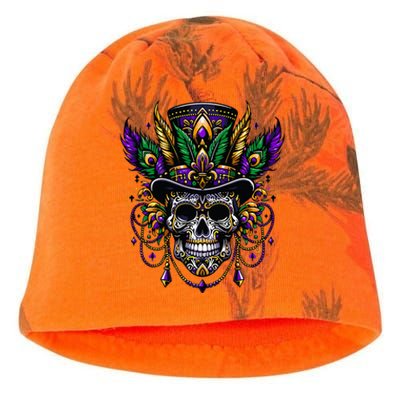 Mardi Gras Skull Hat New Orleans Witch Doctor Voodoo  Kati - Camo Knit Beanie