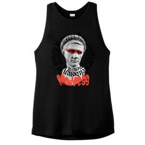 Madness Graffiti Statue Ladies PosiCharge Tri-Blend Wicking Tank