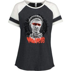 Madness Graffiti Statue Enza Ladies Jersey Colorblock Tee