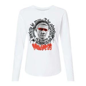 Madness Graffiti Statue Womens Cotton Relaxed Long Sleeve T-Shirt