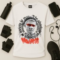 Madness Graffiti Statue Cooling Performance Crew T-Shirt