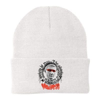 Madness Graffiti Statue Knit Cap Winter Beanie