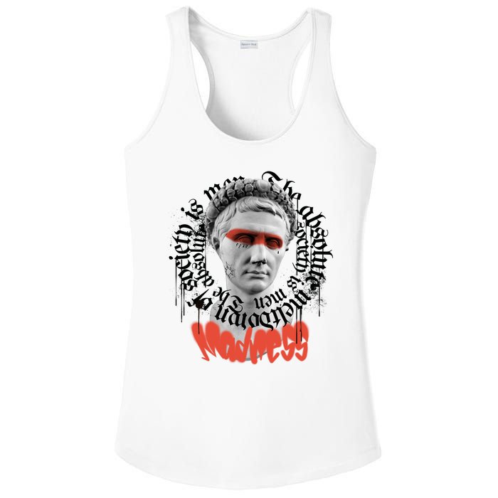 Madness Graffiti Statue Ladies PosiCharge Competitor Racerback Tank