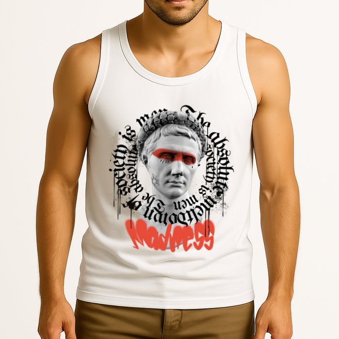 Madness Graffiti Statue Tank Top