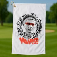 Madness Graffiti Statue Golf Towel