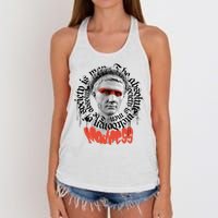 Madness Graffiti Statue Women's Knotted Racerback Tank