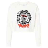 Madness Graffiti Statue Cropped Pullover Crew