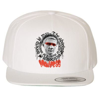 Madness Graffiti Statue Wool Snapback Cap