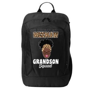 Meemaw Grandson Squad Grandma Gift City Backpack