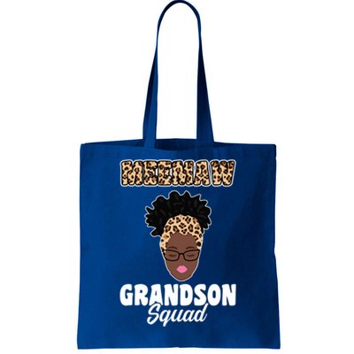 Meemaw Grandson Squad Grandma Gift Tote Bag