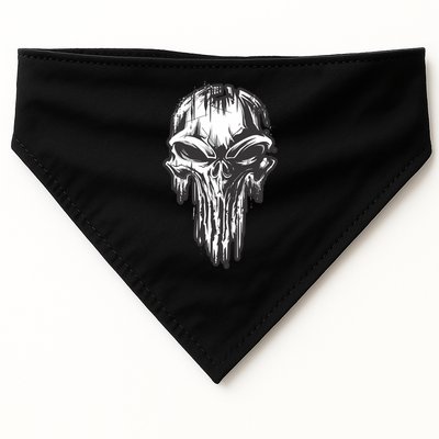 Military Grunge Skull USA-Made Doggie Bandana