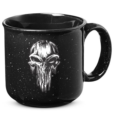 Military Grunge Skull 15oz Campfire Ceramic Mug