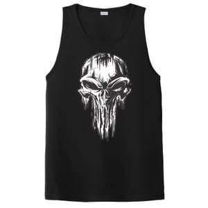 Military Grunge Skull PosiCharge Competitor Tank