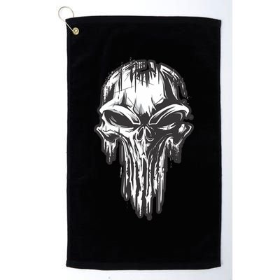 Military Grunge Skull Golf Towel